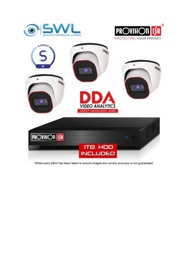 Provision 2 Camera CCTV Package - Fully Installed*. 3rd camera supplied and installed for free**